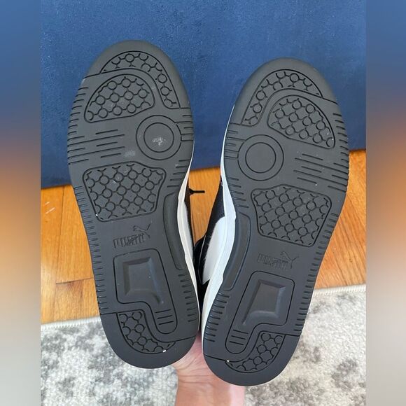 Puma Kids’ Rebound Layup High Top Sneakers Blue, Boys’ Size 3 - Picture 6 of 8